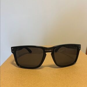 Oakley Holbrook Black Square-Style Sunglasses with Dark Lenses